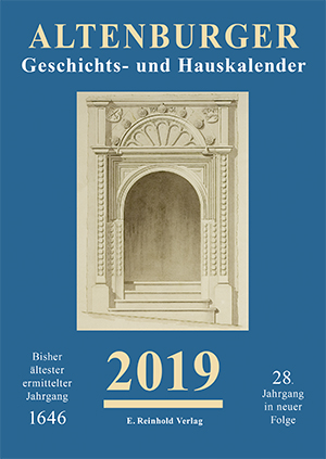 Cover Altenburger Geschichts- und Hauskalender 2019