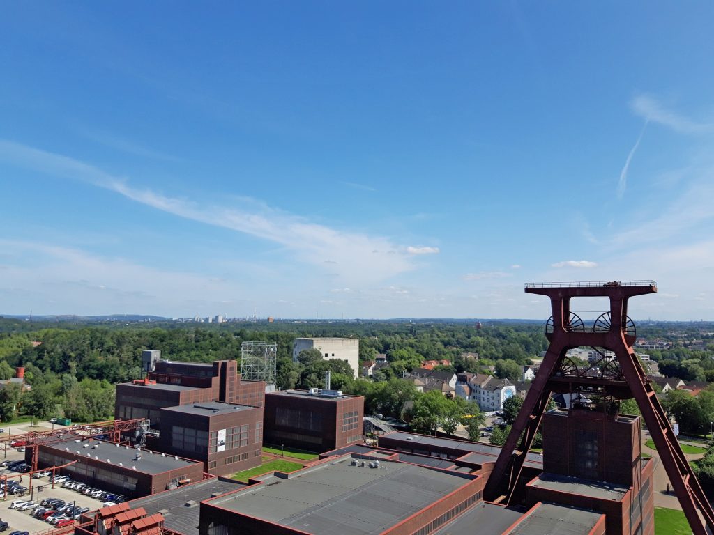 Blick vom Dach des Ruhr-Museums